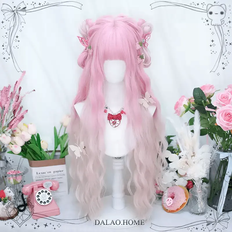 lemailwig-lolita-wigs-lange-lockige-per-cke-rosa-75-cm image 1