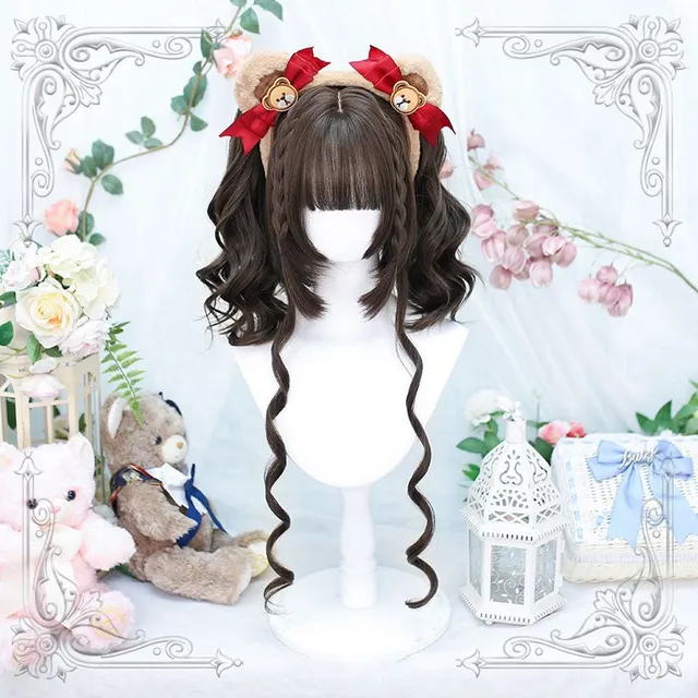 lemailwig-lolita-wigs-35cm-dunkelbraun-zopf-per-cke-jk image 1