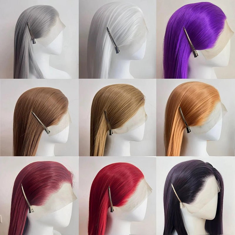 l-email-lace-wigs-70cm-glatt-lace-front-per-cke-schwarz image 2