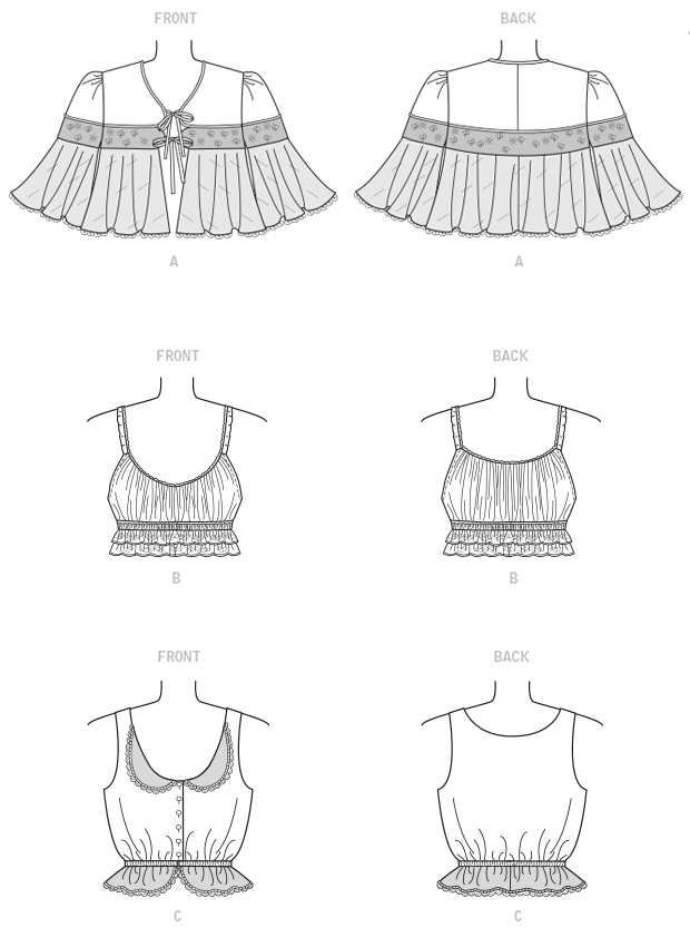 mccall-s-m2109-romantique-schnittmuster-jacke-top-einfach image 6
