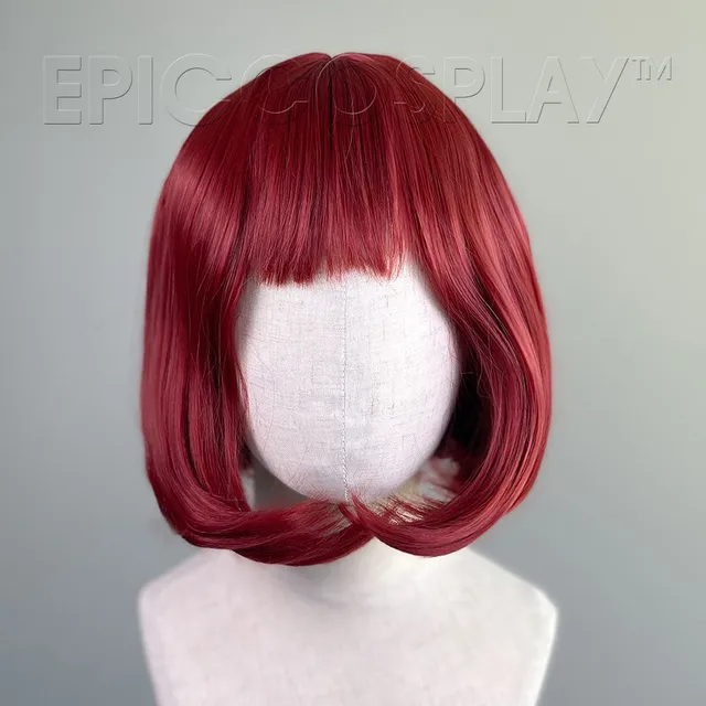 epiccosplaywigs-selene-dark-red-bob-per-cke-dunkelrot-mit-pony image 1