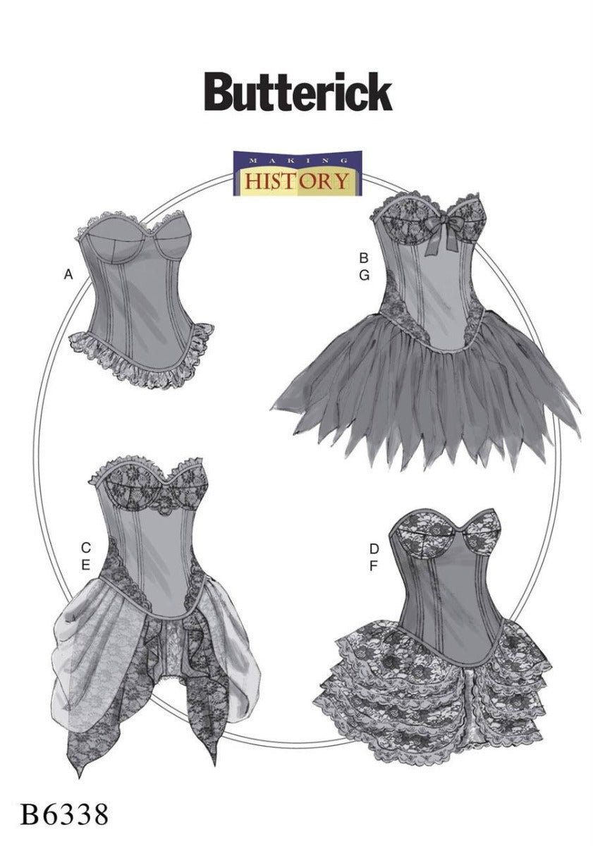 coscraft-b6338-corsage-schnittmuster-a5-mit-schn-rung image 1