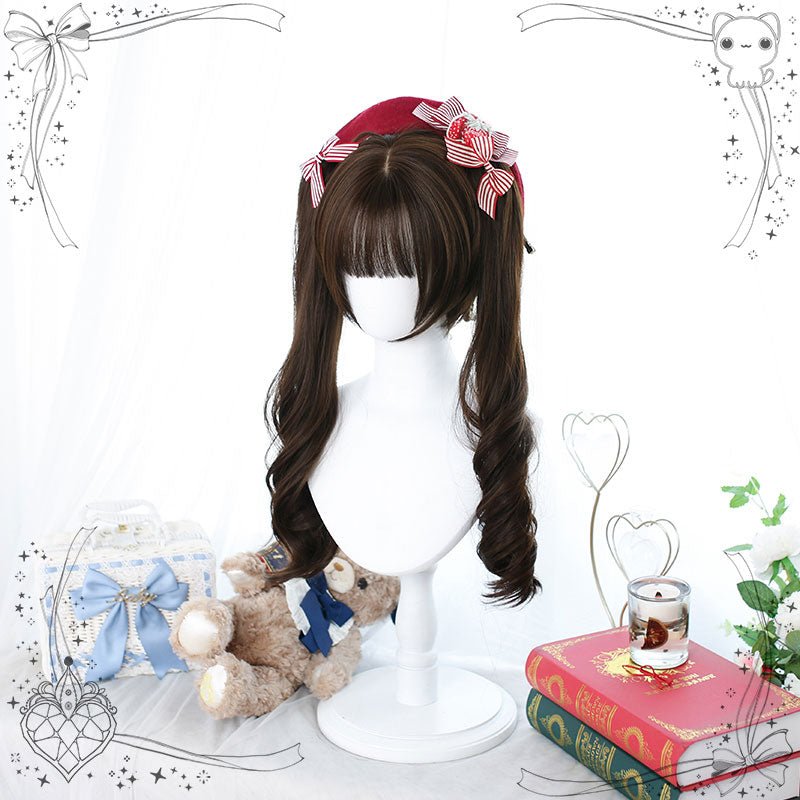 lemailwig-lolita-wigs-per-cke-braun-50cm-doppelschwanz image 5