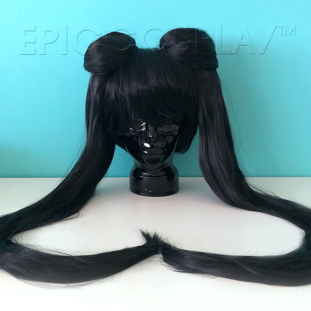 epiccosplaywigs-moonie-per-ckenset-schwarz-mit-clip-z-pfen image 2