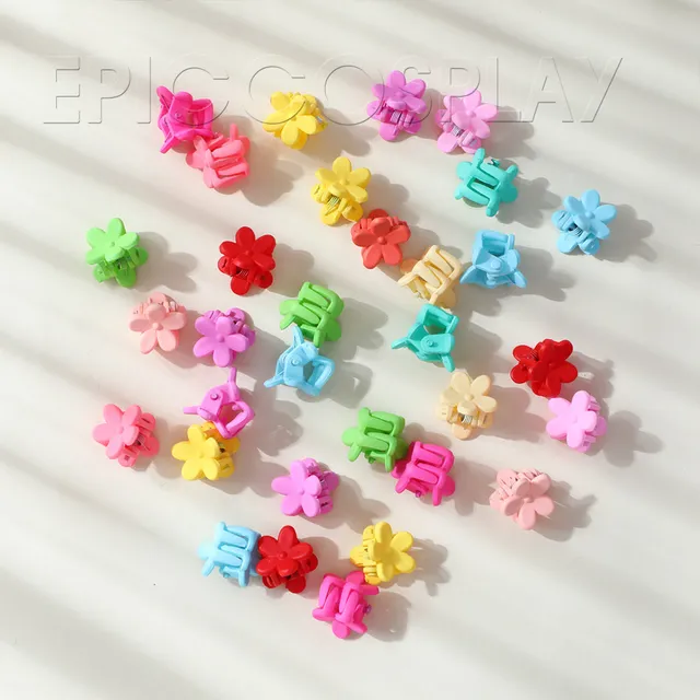 mini-blumen-haarspange-clips-set-25-st-ck-bunt image 1