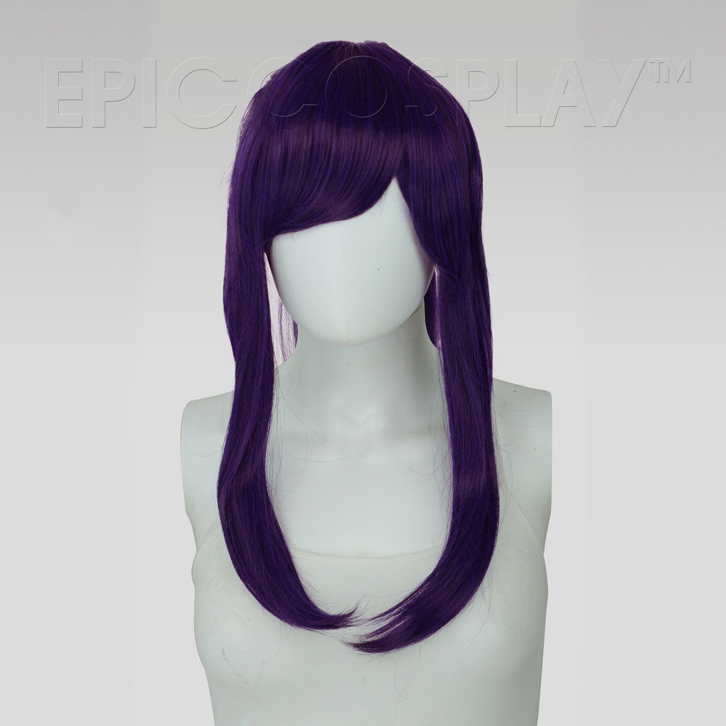 epiccosplaywigs-phoebe-zopf-per-cke-lila-schwarz-56-cm image 1