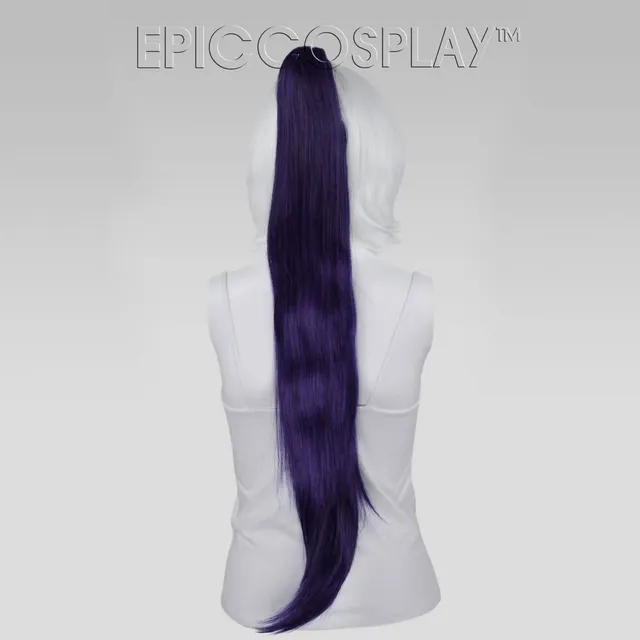 epiccosplaywigs-ponytail-purple-black-fusion-clip-89-cm image 1