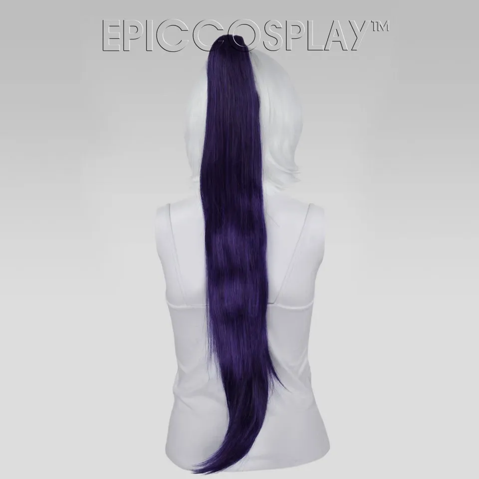 epiccosplaywigs-ponytail-purple-black-fusion-clip-89-cm image 1