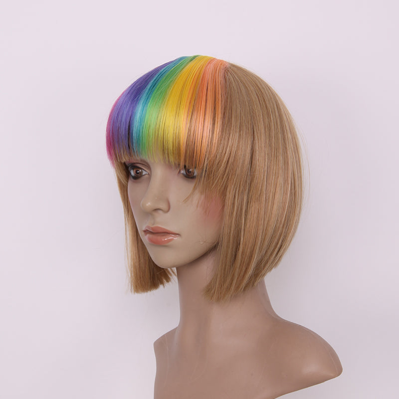 arda-wigs-classic-pride-flag-bangs-clip-in-pony-bunt image 2