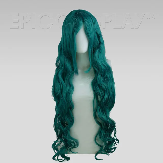 epiccosplaywigs-hera-emerald-green-lange-cosplay-per-cke-lockig image 1