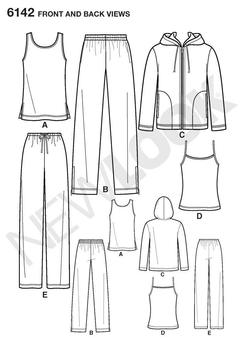 coscraft-6142-unisex-separates-schnittmuster-jacke-hose-gr-a image 2