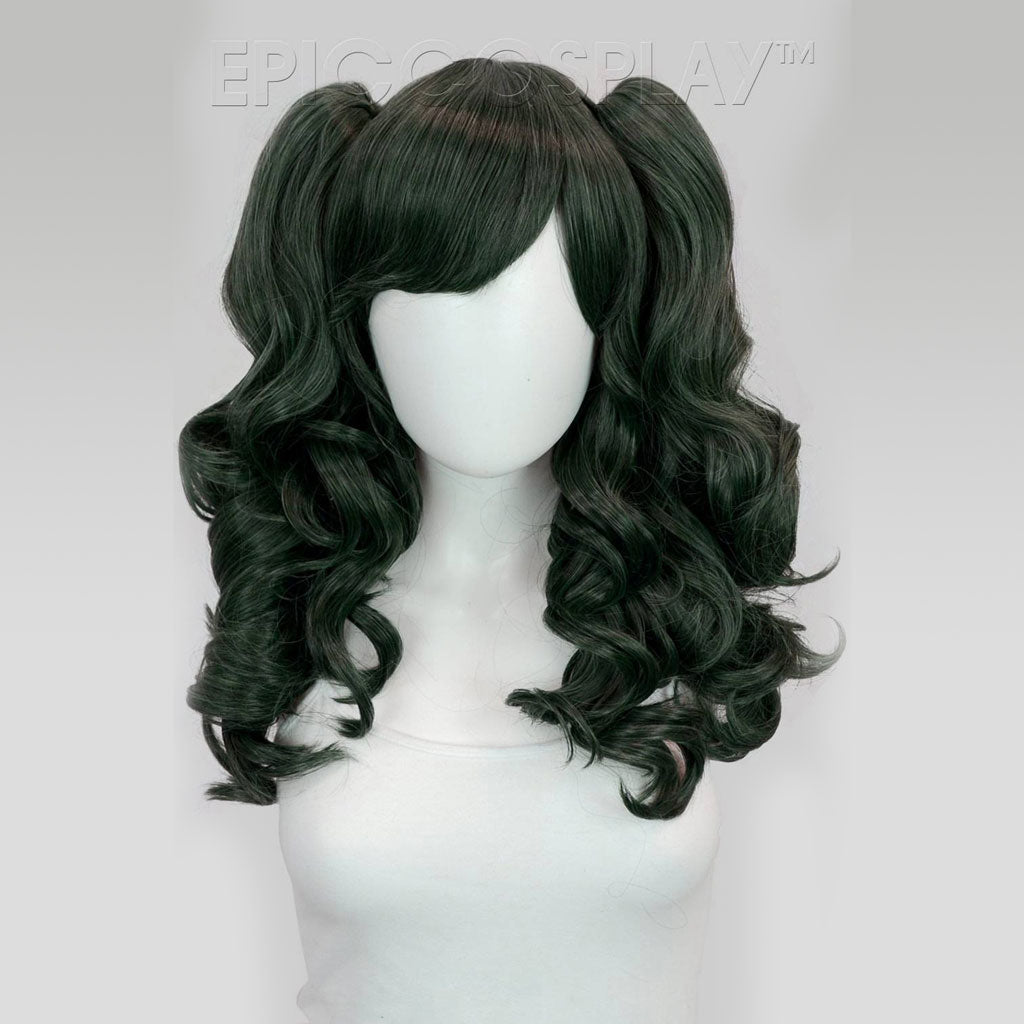epiccosplaywigs-maia-forest-green-mix-locken-per-cke-set-gr-n image 1