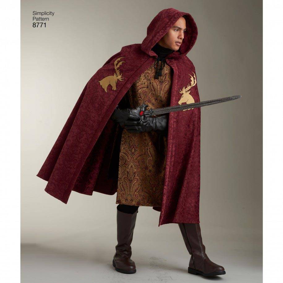 coscraft-8771-unisex-cape-schnittmuster-one-size-umhang-kapuze image 5