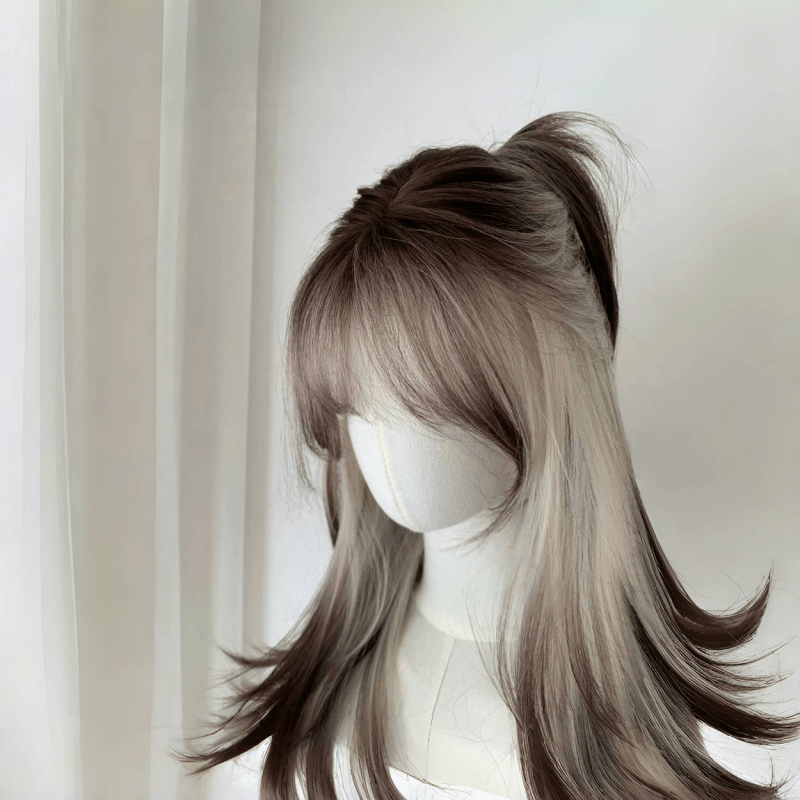 lemailwig-lace-wigs-per-cke-braun-wei-verlauf-50cm-front-lace image 4