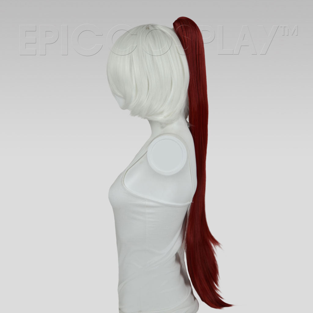 epiccosplay-ponytail-dunkelrotes-glattes-clip-haarteil-89-cm image 2
