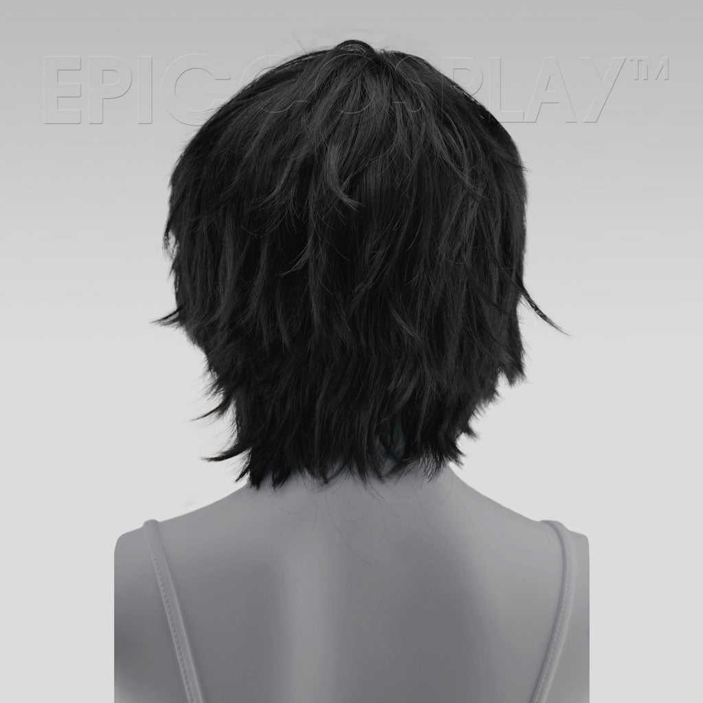 epiccosplay-apollo-black-kurze-shaggy-per-cke-33-cm image 3