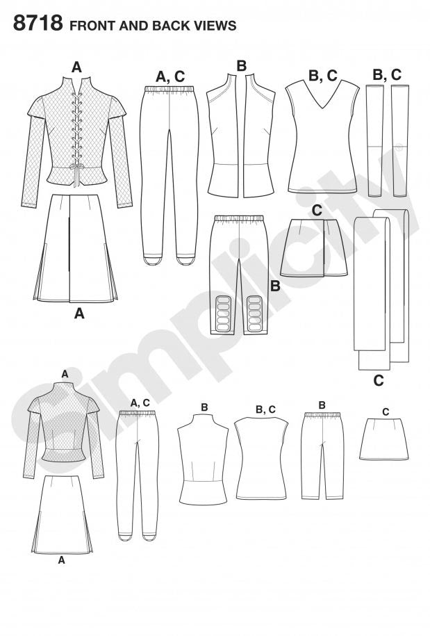 coscraft-sewing-patterns-8718-schnittmuster-kriegerin-gr-h5-3-looks image 8