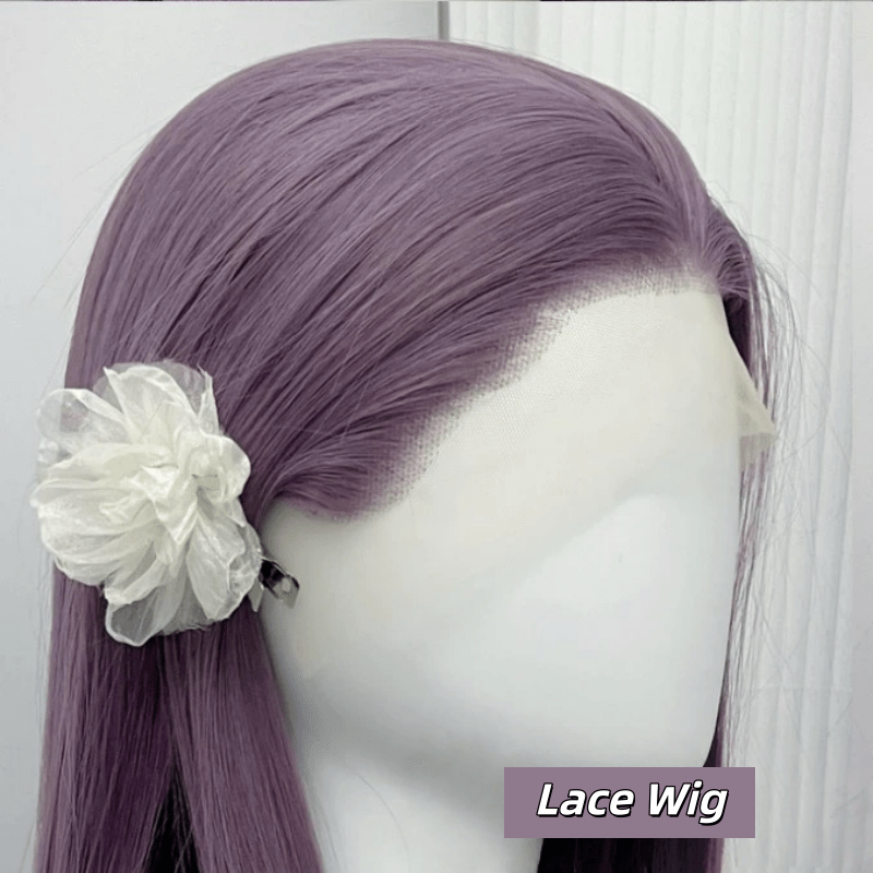 lemailwig-lace-wigs-lang-glatt-per-cke-lila-01-80cm image 3