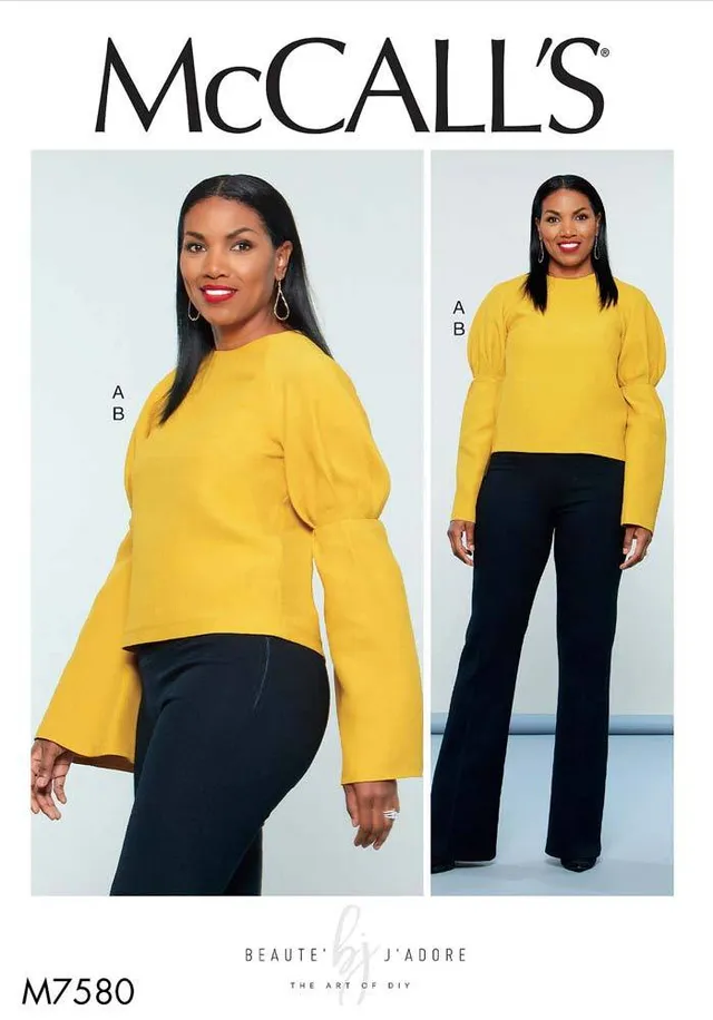 coscraft-m7580-damen-top-hose-schnittmuster-a5-6-14 image 1
