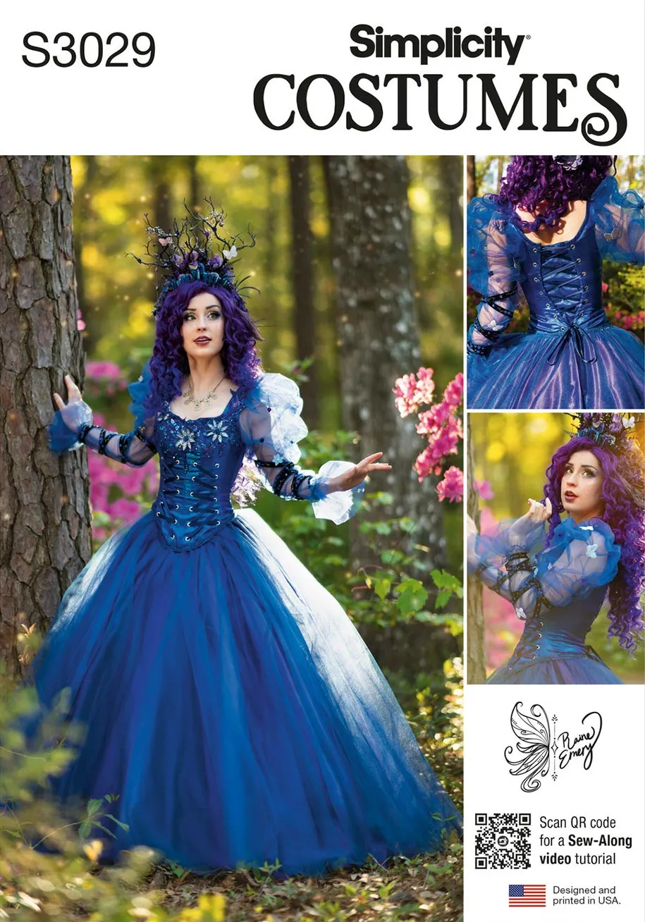 coscraft-3029-ballkleid-kost-m-schnittmuster-raine-emery-korsett image 1