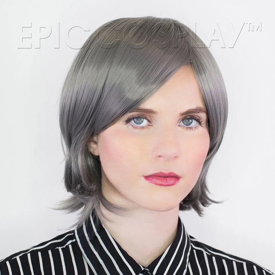 epiccosplaywigs-chronos-grau-kurze-bob-per-cke-35cm image 1