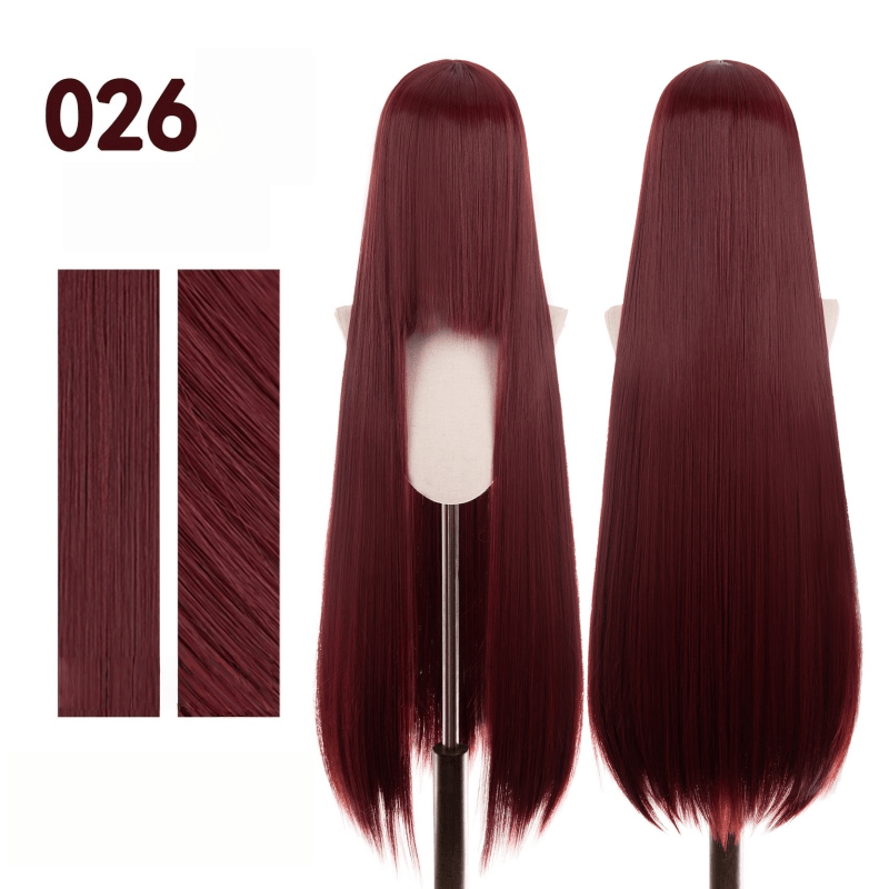lemailwig-basic-wigs-cosplay-per-cke-100cm-rotbraun-hitzebest-ndig image 6