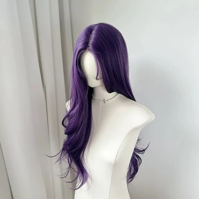 lemailwig-lace-wigs-per-cke-lila-lockig-70-cm image 1
