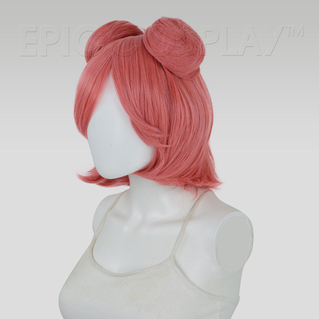 epiccosplay-bun-set-persimmon-pink-per-cke-mit-dutt-set image 2