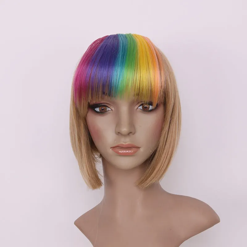 arda-wigs-classic-pride-flag-bangs-clip-in-pony-bunt image 1