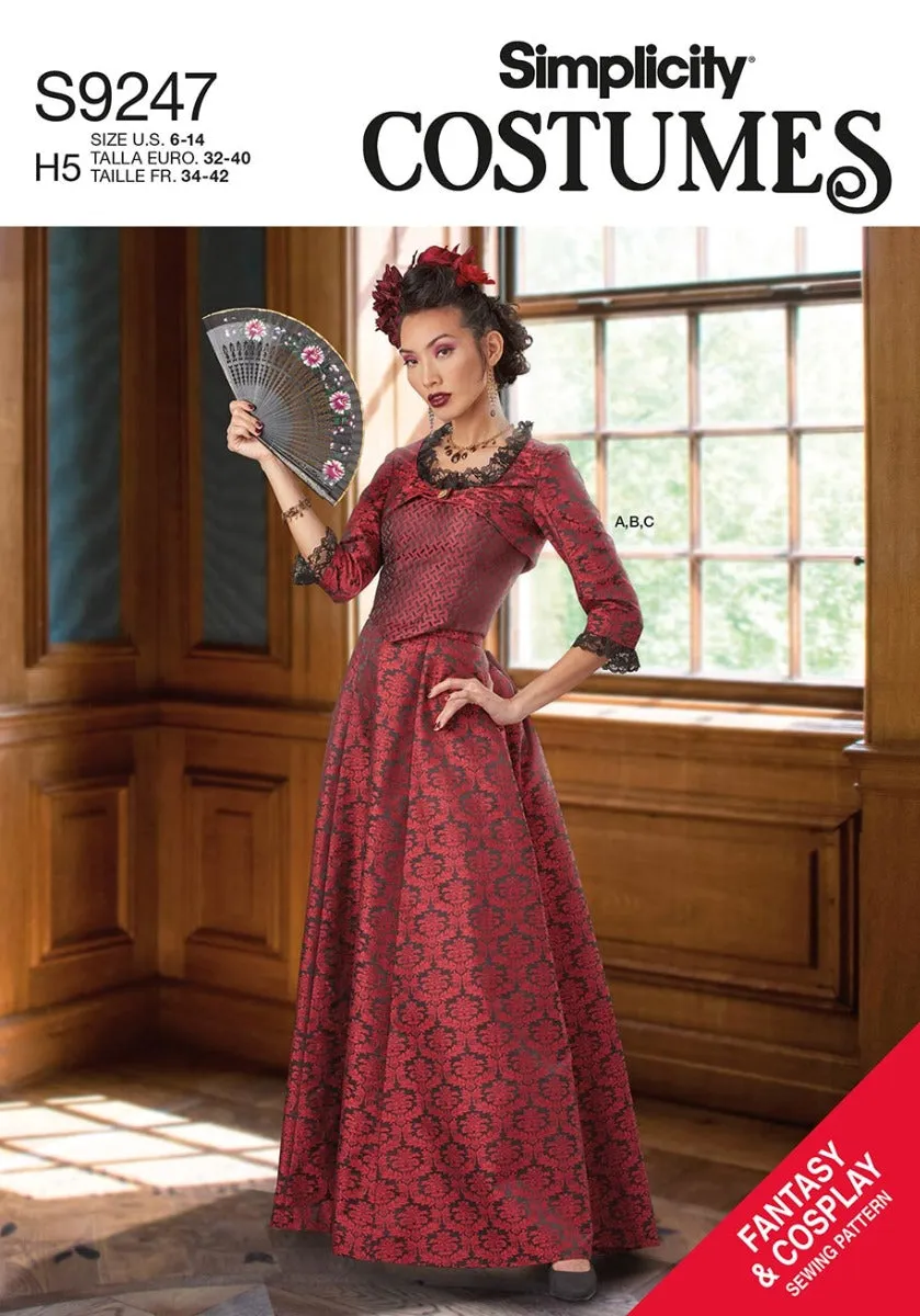 coscraft-sewing-patterns-9247-schnittmuster-bolero-korsett-gr-h5 image 1