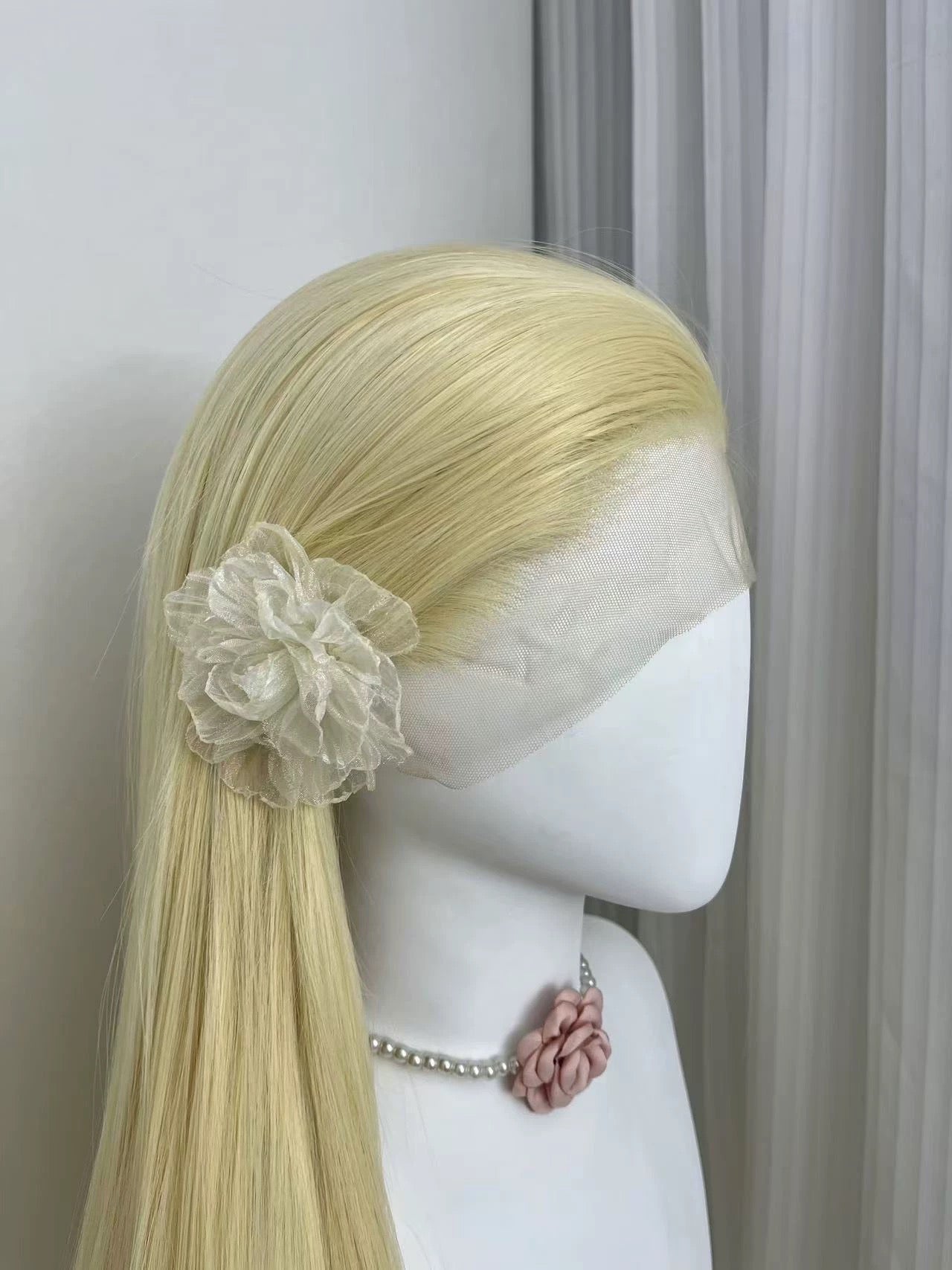 l-email-lace-wigs-70cm-glatt-lace-front-per-cke-schwarz image 4