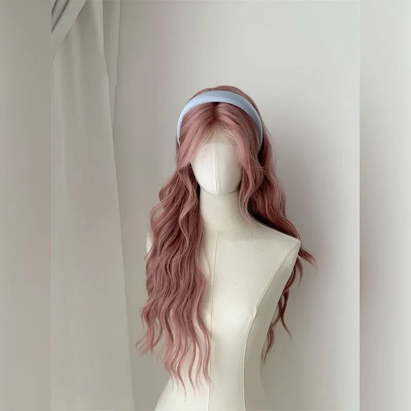 lemailwig-lace-wigs-65cm-per-cke-lockig-misty-pink image 1