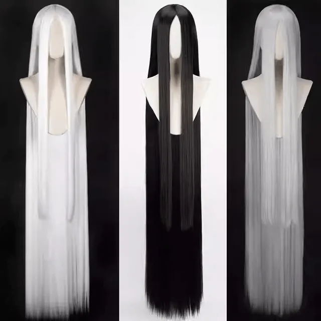 lemailwig-cosplay-wigs-per-cke-150cm-schwarz-lang-glatt image 1