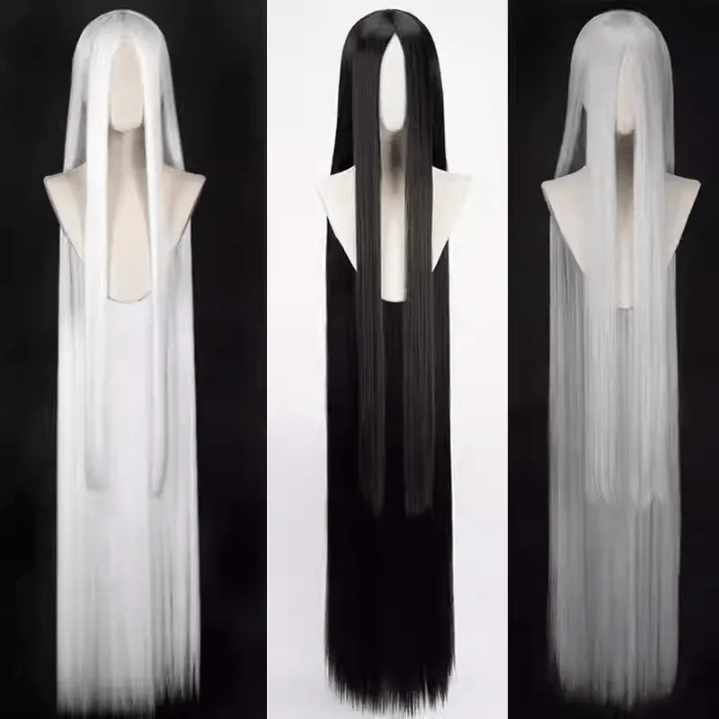 lemailwig-cosplay-wigs-per-cke-150cm-schwarz-lang-glatt image 1
