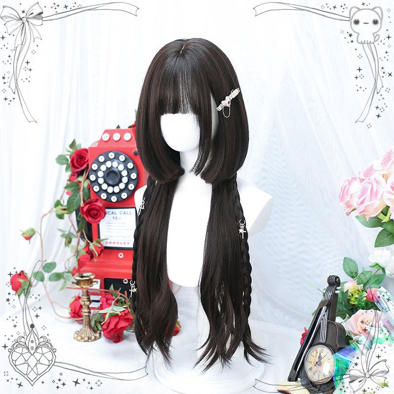 lemailwig-lolita-wigs-cosplay-per-cke-70cm-braun-glatt image 5