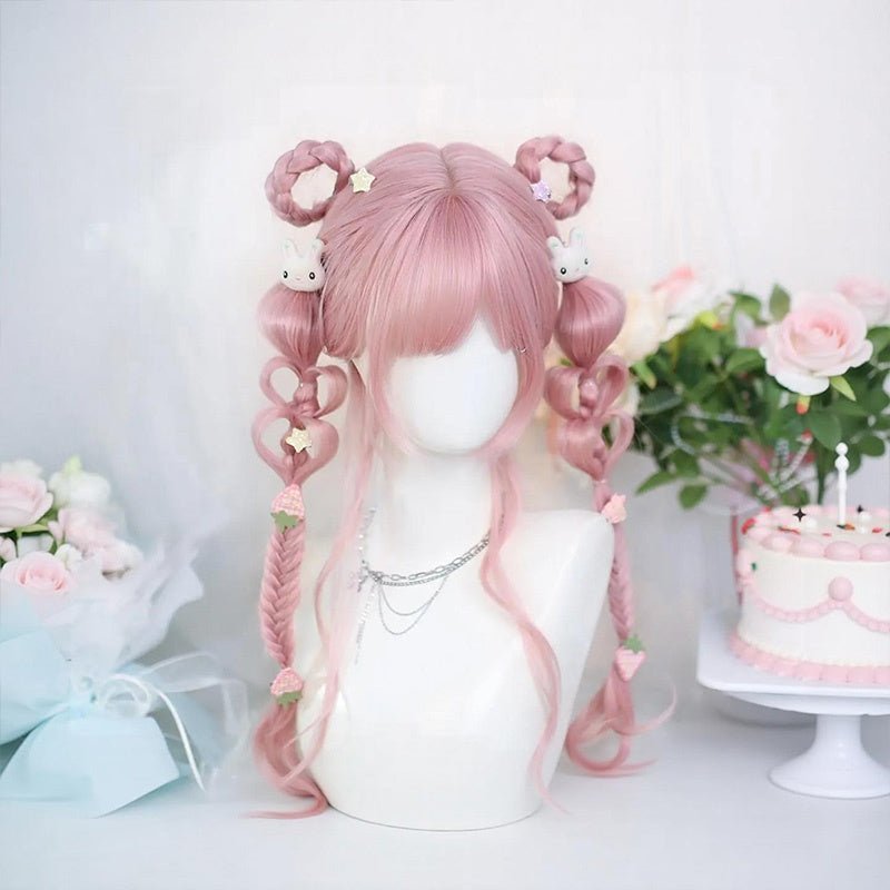 lemailwig-lolita-wigs-fashion-pink-lange-lolita-per-cke image 4