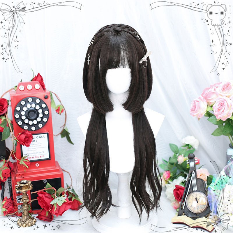 lemailwig-lolita-wigs-cosplay-per-cke-70cm-braun-glatt image 1