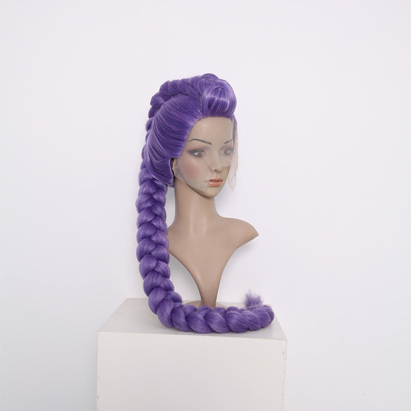 arda-wigs-silky-arden-per-cke-geflochten-lila-extra-lang image 1