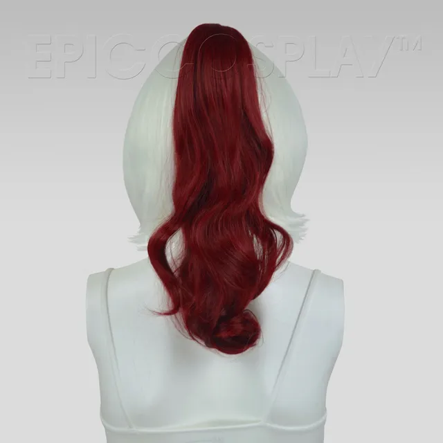epiccosplaywigs-ponytail-clipons-20-zoll-pferdeschwanz-burgundrot image 1
