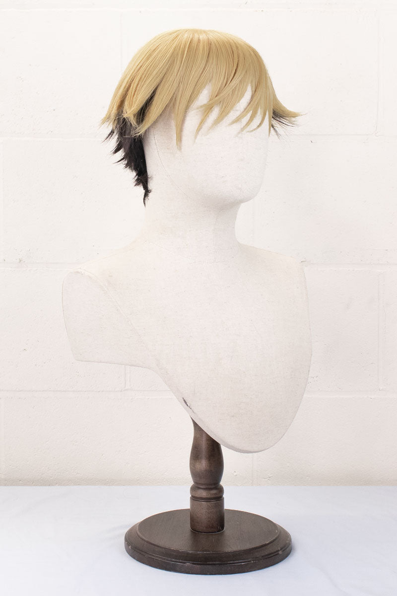 coscraft-frieren-land-cosplay-per-cke-blond-schwarz-33-cm image 2