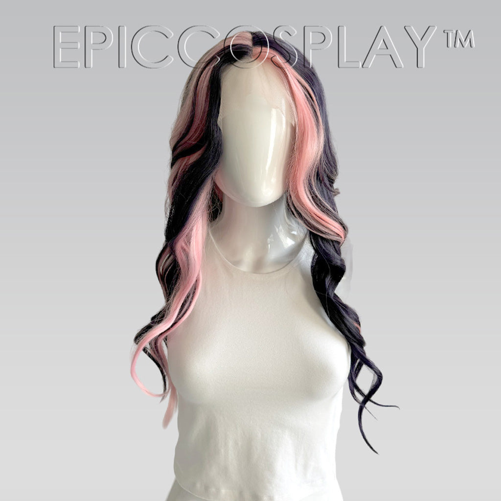 epiccosplaywigs-signature-black-purple-pink-lange-lockige-per-cke image 1