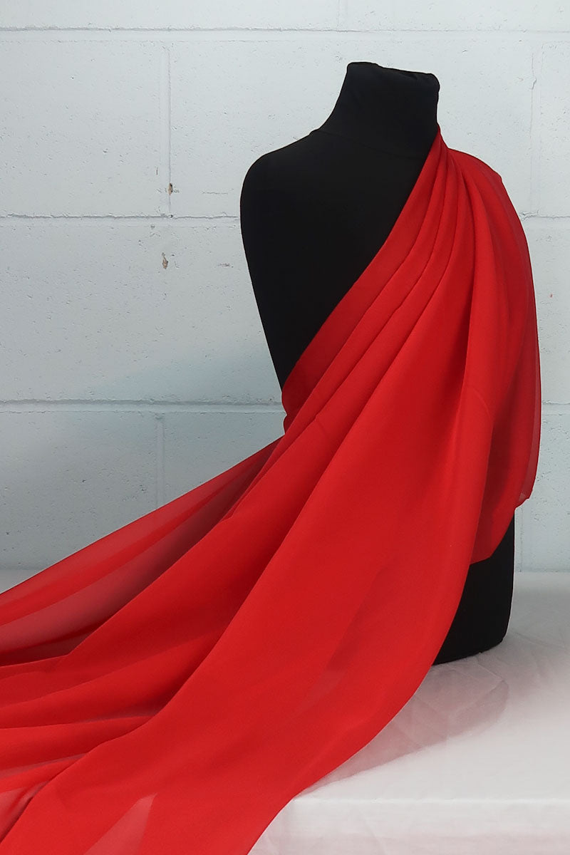 coscraft-chiffon-stoff-weinrot-0-5-m-polyester-145-cm-breit image 3