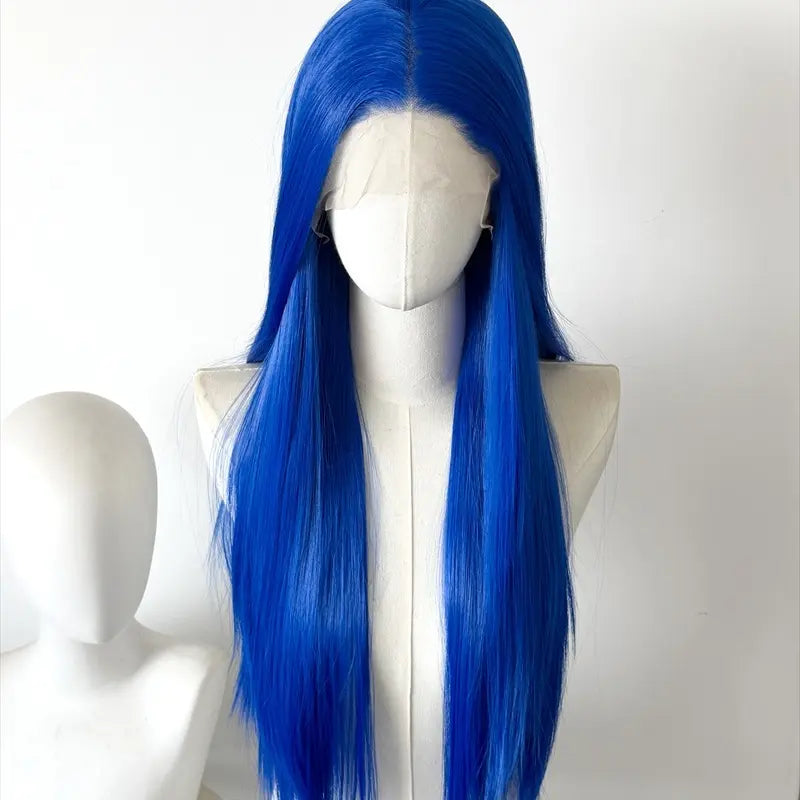 l-email-lace-wigs-80cm-front-lace-cosplay-per-cke-kleinblau image 2