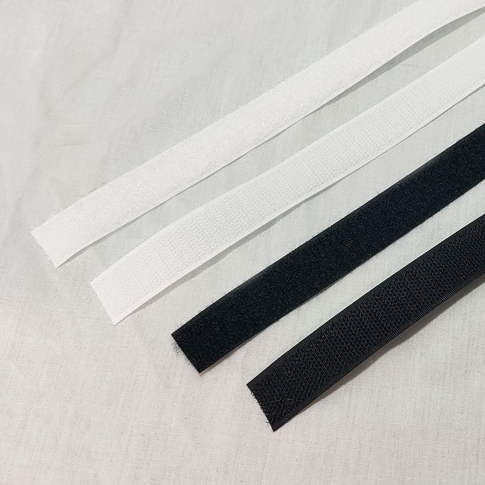 coscraft-haberdashery-klettband-20mm-schwarz-halber-meter-polyamid image 1