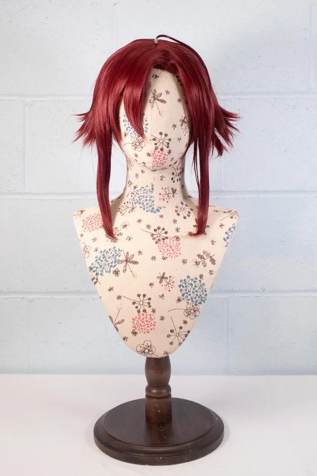 coscraft-wigs-genshin-impact-heizou-cosplay-per-cke-mit-zopf image 1