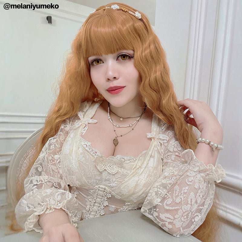 lemailwig-lolita-wigs-wool-curls-per-cke-tiefbraun-80cm image 6