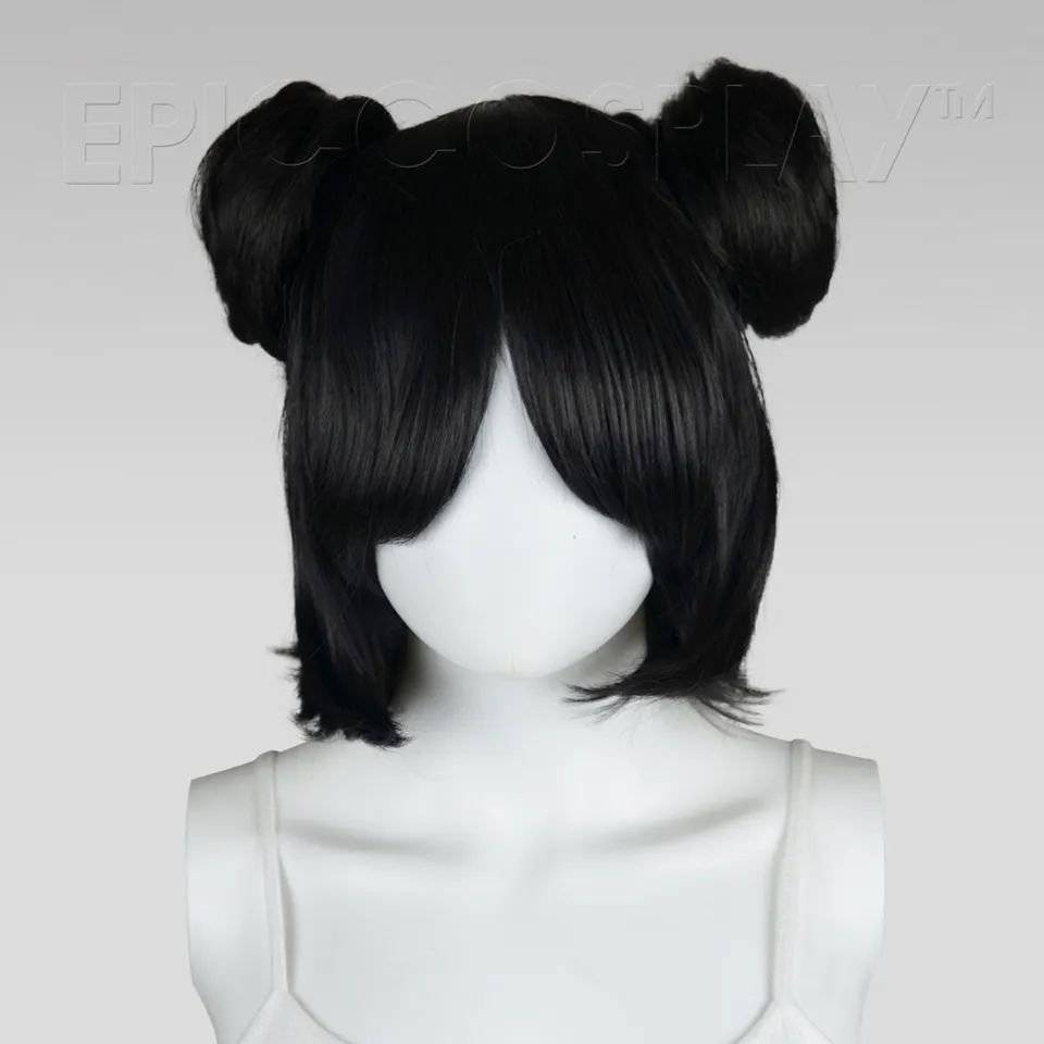 epiccosplaywigs-bun-set-per-cke-schwarz-mit-dutts image 1