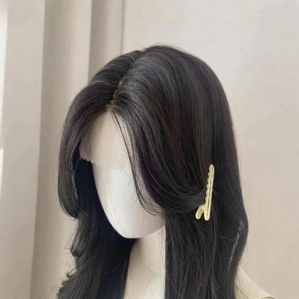 lemailwig-lace-wigs-per-cke-schwarz-lockig-65cm-lace-front image 6