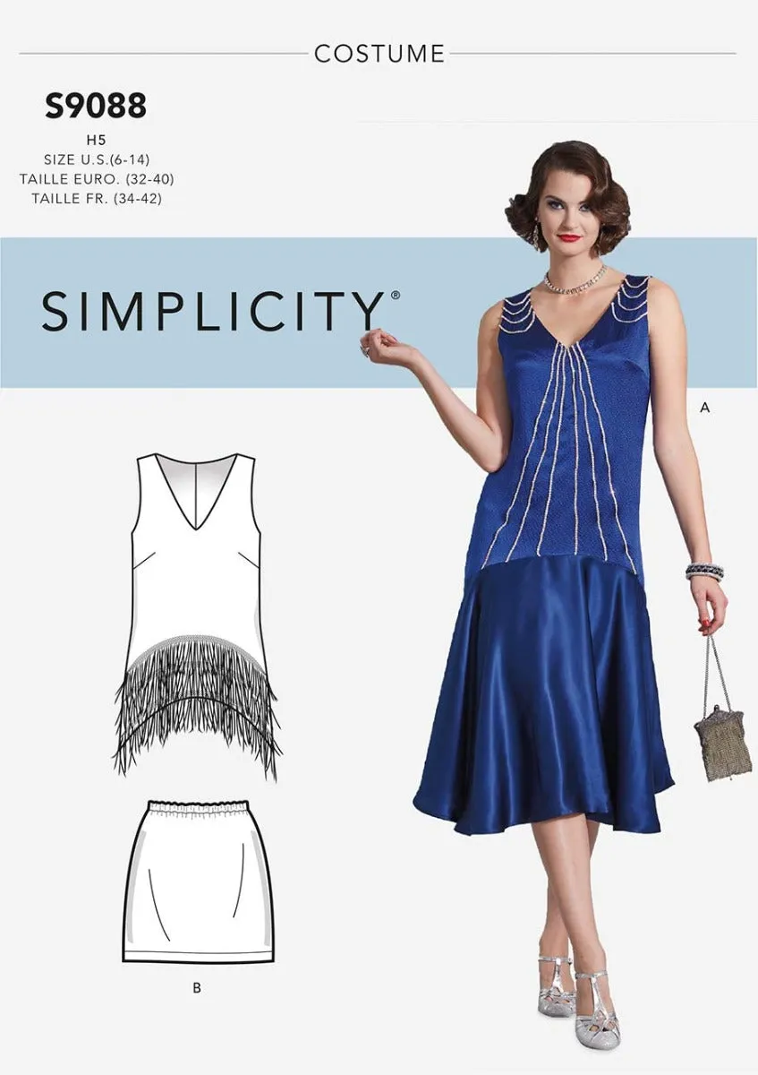 coscraft-9088-flapper-kost-me-schnittmuster-kleid-h5-6-14-20er image 1