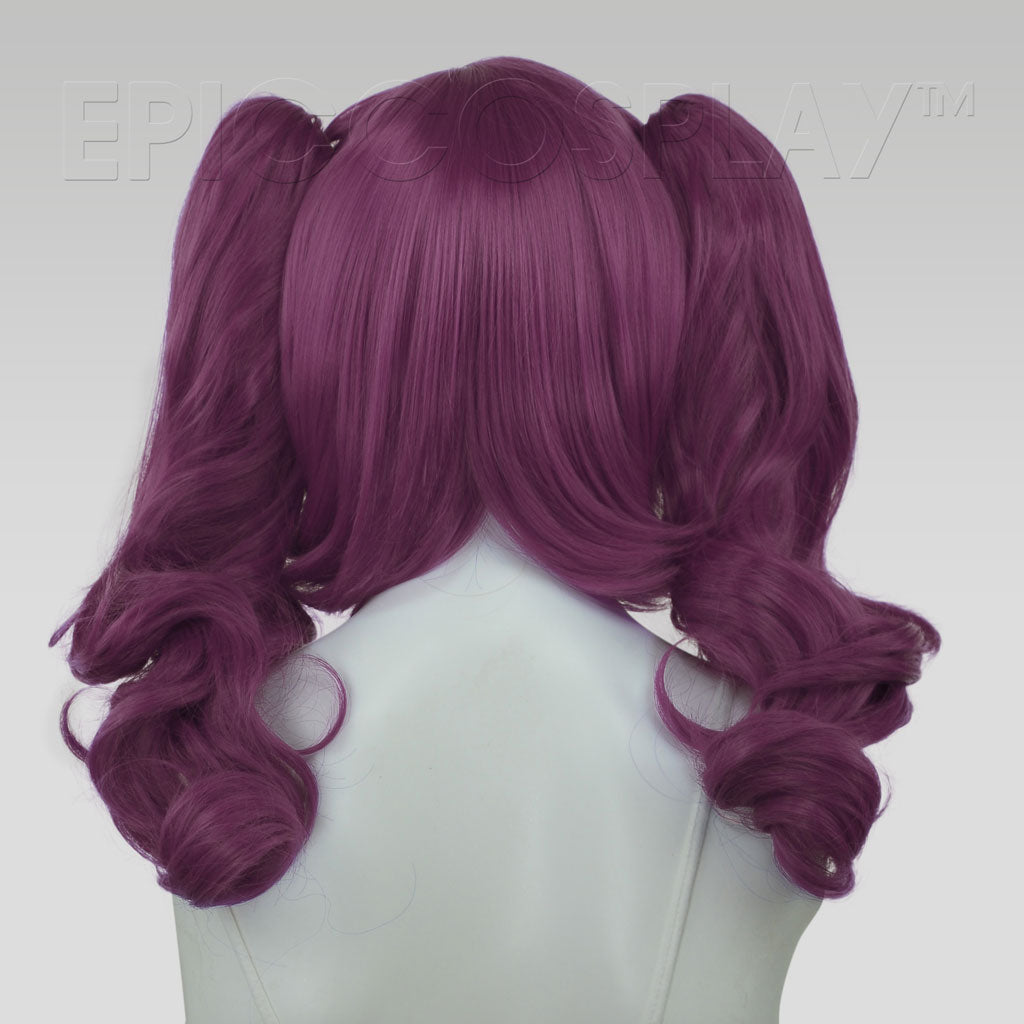 epiccosplaywigs-rhea-dark-plum-purple-pigtail-per-cke-set image 2